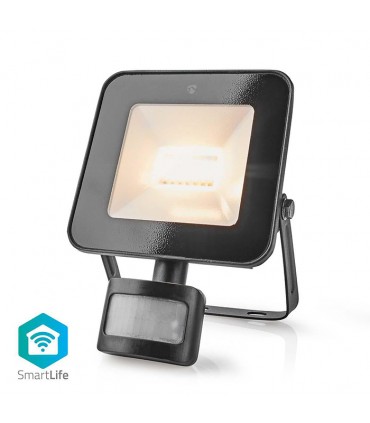 Wi-Fi Smart προβολέας LED με αισθητήρα κίνησης NEDIS WIFILOFS20FBK