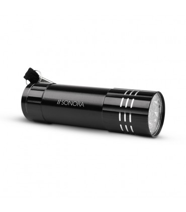 Αλουμινένιος mini φακός SONORA BLACK RAY μαυρος
