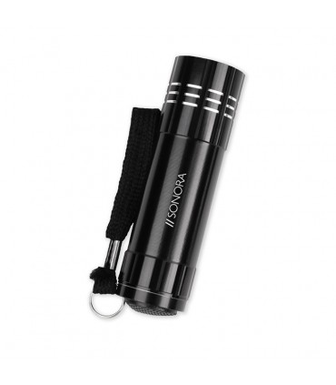 Αλουμινένιος mini φακός SONORA BLACK RAY μαυρος
