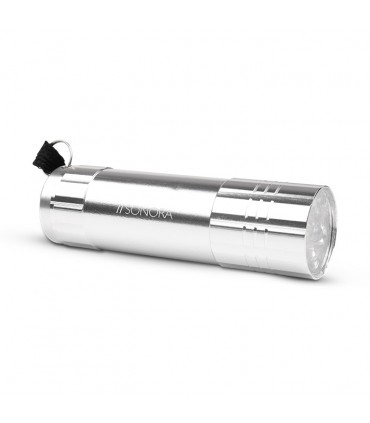 Αλουμινένιος mini φακός SONORA SILVER RAY ασημί