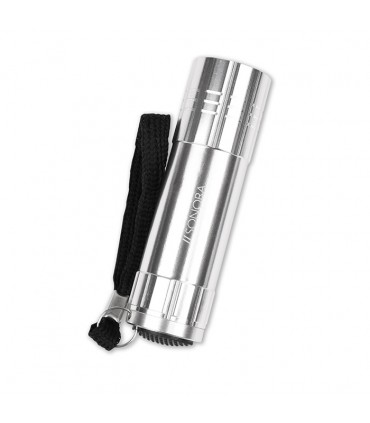Αλουμινένιος mini φακός SONORA SILVER RAY ασημί