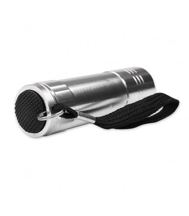 Αλουμινένιος mini φακός SONORA SILVER RAY ασημί