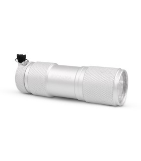Sonora Φακός LED με Μέγιστη Φωτεινότητα 30lm Silver Vertex 9
