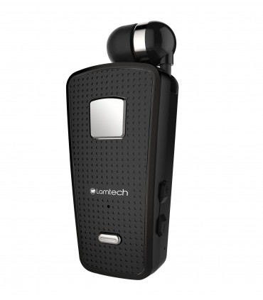 Lamtech LAM000476 In-ear Bluetooth Handsfree Ακουστικό Πέτου Μαύρο