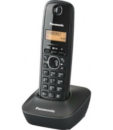 Panasonic KX-TG1611 Ασύρματο Τηλέφωνο Μαύρο