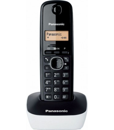 Panasonic KX-TG1611 Ασύρματο Τηλέφωνο Μαύρο/Λευκό