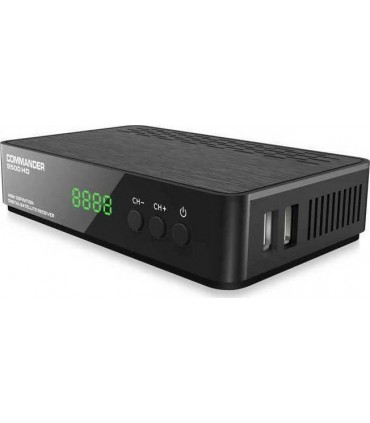 Commander Δορυφορικός Αποκωδικοποιητής 9500HD HD (720p) DVB-S2 σε Μαύρο Χρώμα
