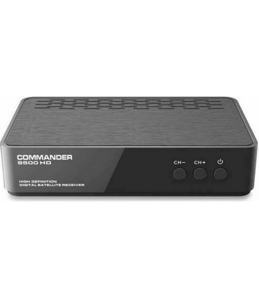 Commander Δορυφορικός Αποκωδικοποιητής 9500HD HD (720p) DVB-S2 σε Μαύρο Χρώμα