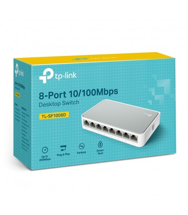 TP-LINK Desktop Switch TL-SF1008D, 8-port 10/100Mbps, Ver. 8.2