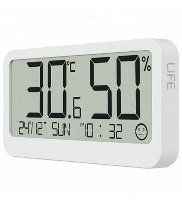 Life Contempo Plus Θερμόμετρo & Υγρασιόμετρo Επιτραπέζιο για Χρήση σε Εσωτερικό Χώρο