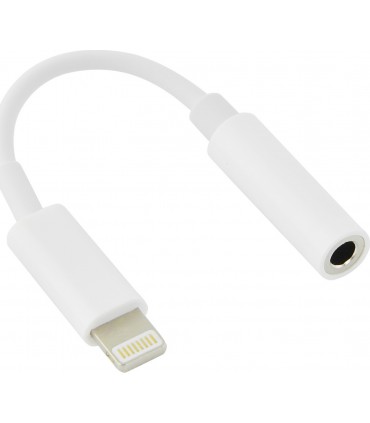 Lamtech Μετατροπέας Lightning male σε 3.5mm female Λευκό (LAM063005)