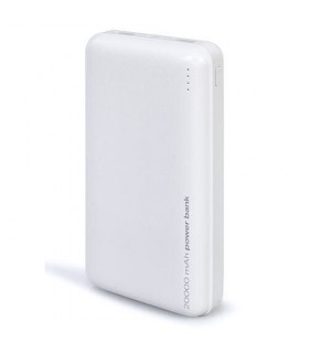 Lamtech LAM112129 Power Bank 20000mAh με 2 Θύρες USB-A Λευκό