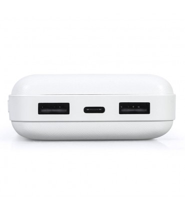 Lamtech LAM112129 Power Bank 20000mAh με 2 Θύρες USB-A Λευκό