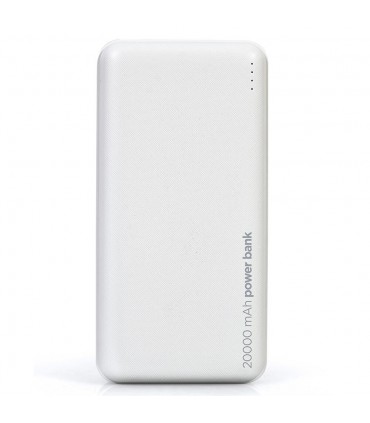 Lamtech LAM112129 Power Bank 20000mAh με 2 Θύρες USB-A Λευκό