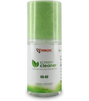 Sbox Screen Cleaner with Cloth 200m