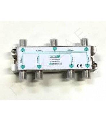 FRACARRO SPLITTER SPTR6 ΔΙΑΚΛΑΔΩΤΗΣ 6 ΕΞΟΔΩΝ 5 - 2400 Mhz