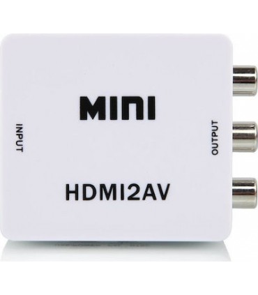 ΜΕΤΑΤΡΟΠΕΑΣ HDMI (A) ΘΗΛΥΚΟ ΣΕ 3 RCA ΘΗΛΥΚΑ ANGA PS-M640