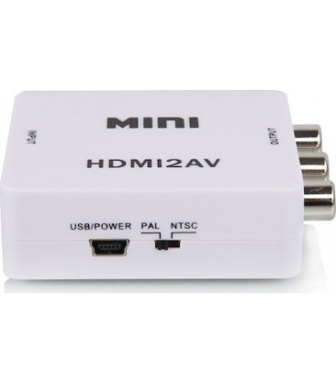 ΜΕΤΑΤΡΟΠΕΑΣ HDMI (A) ΘΗΛΥΚΟ ΣΕ 3 RCA ΘΗΛΥΚΑ ANGA PS-M640
