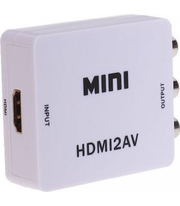 ΜΕΤΑΤΡΟΠΕΑΣ HDMI (A) ΘΗΛΥΚΟ ΣΕ 3 RCA ΘΗΛΥΚΑ ANGA PS-M640