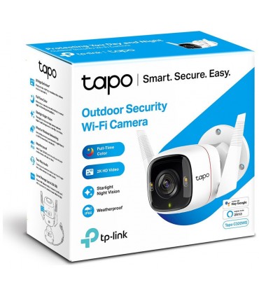 TP-LINK Tapo C320WS v2.2 IP Κάμερα Παρακολούθησης Wi-Fi Full HD+ 4MP Αδιάβροχη με Αμφίδρομη Επικοινωνία