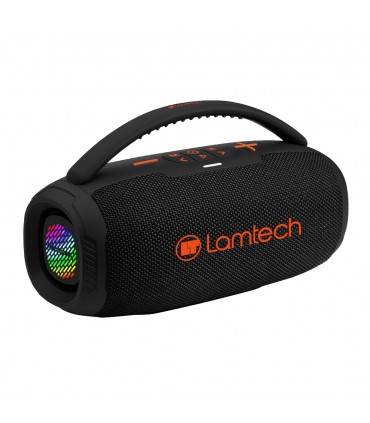LAMTECH WIRELESS V5.3 BASS BOOST PARTY BOX 20W BLACK ORANGE