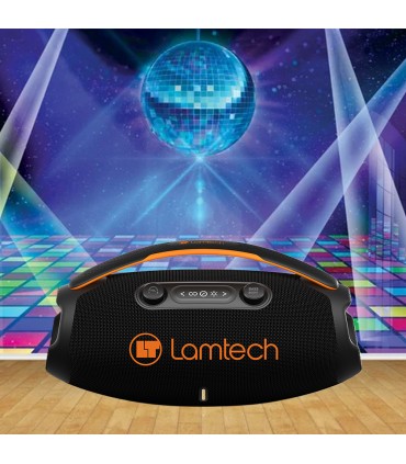 LAMTECH WIRELESS V5.3 STEREO PARTY BOX 60W BLACK ORANGE