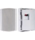 SPS-500W Επιτοίχια Ηχεία (Ζεύγος) 14x18x22εκ. Λευκά