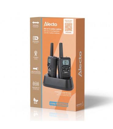 Alecto  FR200BK Walkie Talkie Σετ 2τμχ