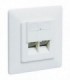 68246 CAT 6 DUP WHITE FLUSH MOUNT