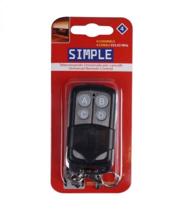 SIMPLE 4 REMOTE CONTROL CHANNELS 4