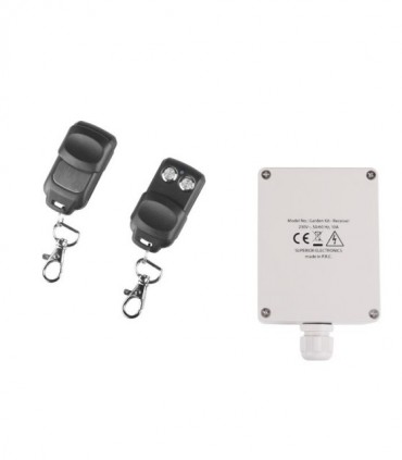 SUPERIOR GARDEN KIT RECEIVER WITH 2 REMOTE 433,92MHz
