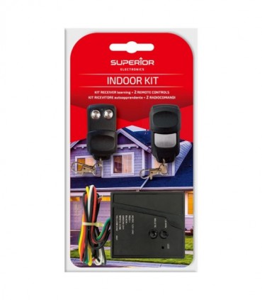 SUPERIOR INDOOR KIT RECEIVER WITH 2 REMOTE 433,92MHz