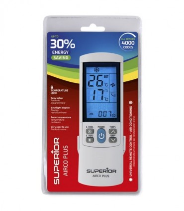SUPERIOR AIRCO PLUS 4000 in 1 ΜΕ ΚΛΕΙΔΩΜΑ ΘΕΡΜΟΚΡΑΣΙΑΣ