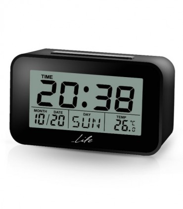 LIFE ACL-201 Alarm clock with Thermometer black