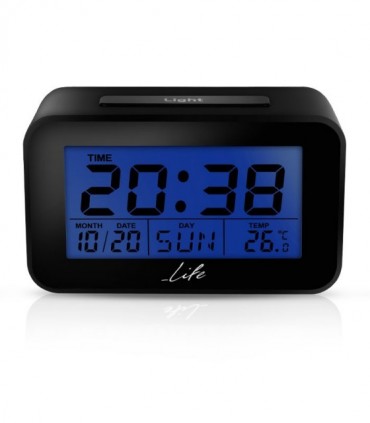 LIFE ACL-201 Alarm clock with Thermometer black