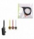 NEDIS CVGP31130BK20 Switchable SCART Cable, SCART Male - 3x RCA Male, 2m, Black