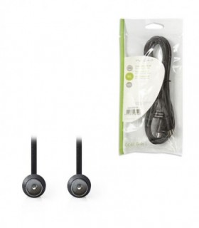 NEDIS CSGP40200BK15 Coax Cable 90dB IEC (Coax) Male - IEC (Coax) Male 1.5 m Blac