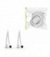 NEDIS CSGP4500WT50 Coax/CAT6 Combination Cable With Connectors 5.0 m
