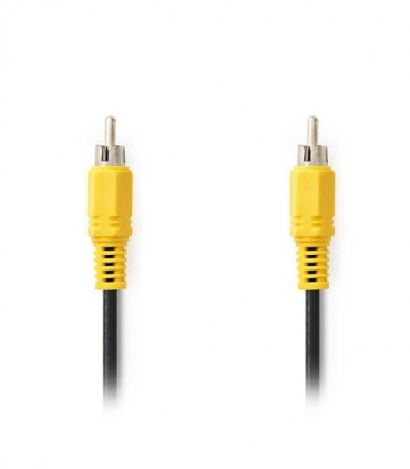 NEDIS CVGP24100BK100 Composite Video Cable, RCA Male - RCA Male, 10 m, Black