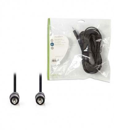 NEDIS CAGP22000BK100 Stereo Audio Cable 3.5 mm Male - 3.5 mm Male 10 m Black