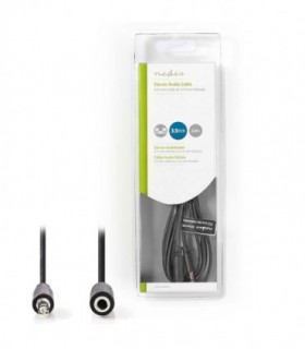 NEDIS CAGB22050BK20 Stereo Audio Cable 3.5 mm Male - 3.5 mm Female 2.0 m Black