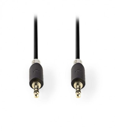NEDIS CABW22000AT100 Stereo Audio Cable 3.5 mm Male - 3.5 mm Male 10 m Anthracit