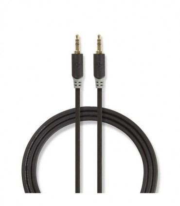 NEDIS CABW22000AT100 Stereo Audio Cable 3.5 mm Male - 3.5 mm Male 10 m Anthracit