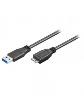 95734 USB 3.0 SuperSpeed cable 0.50m - USB 3.0 male A - USB 3.0 micro male B