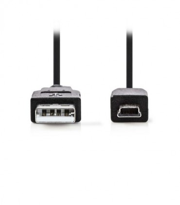 NEDIS CCGP60300BK50 USB 2.0 Cable A Male-Mini 5-pin Male,5.0 m Black
