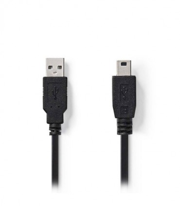 NEDIS CCGP60300BK50 USB 2.0 Cable A Male-Mini 5-pin Male,5.0 m Black