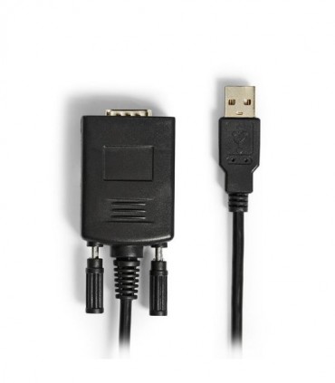 NEDIS CCGW60852BK09 Converter USB A male to RS232 male, USB 2.0,0.9 m cable