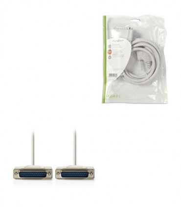 NEDIS CCGP52100IV20 RS232 Cable D-Sub 25-pin Male - D-Sub 25-pin Male 2.0 m Ivor