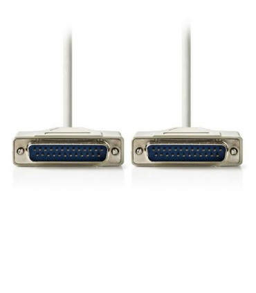 NEDIS CCGP52100IV20 RS232 Cable D-Sub 25-pin Male - D-Sub 25-pin Male 2.0 m Ivor