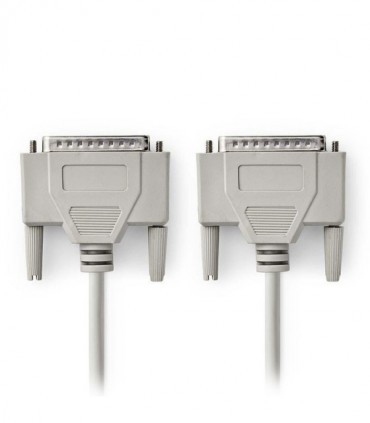 NEDIS CCGP52100IV20 RS232 Cable D-Sub 25-pin Male - D-Sub 25-pin Male 2.0 m Ivor
